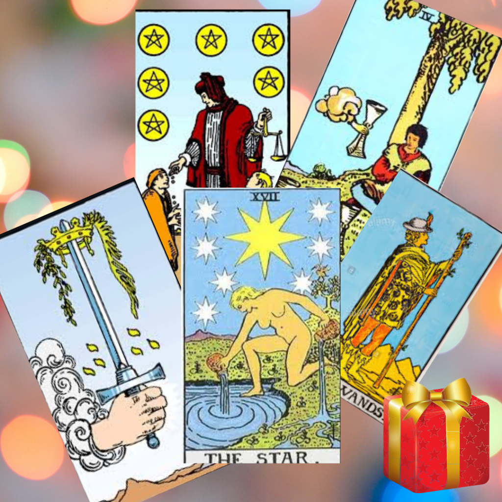 kiwi Sympatisere Garderobe For the Holiday Season: Five Tarot Cards about Giving | Tarot by Email